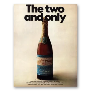 1970 Lejon Cold Duck Print Ad | Two Only