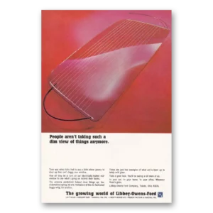 1970 Libbey Owens Ford Print Ad | Dim View