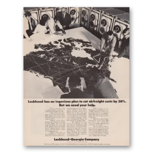 1970 Lockheed Print Ad | Ingenious Plan
