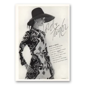 1970 Lord & Taylor Print Ad | Makesplash Goldwarm