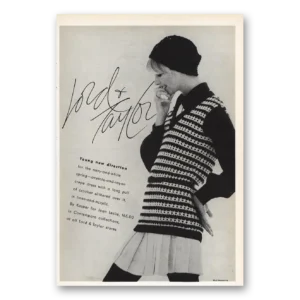 1970 Lord & Taylor Print Ad | Joan Leslie