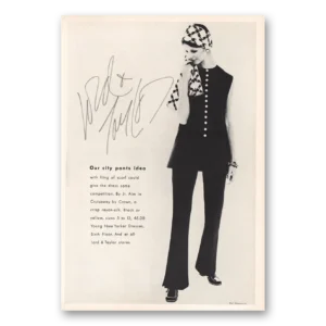 1970 Lord & Taylor Print Ad | City Pants Idea