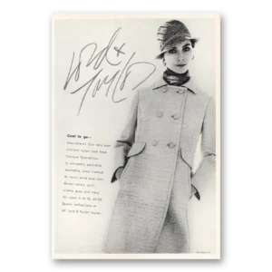 1970 Lord & Taylor Print Ad | Coat To Go