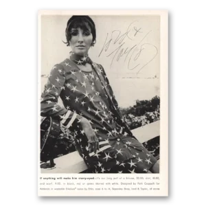 1970 Lord & Taylor Print Ad | Make Him Starry Eyed
