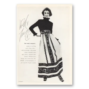 1970 Lord & Taylor Print Ad | The Bold Romantic