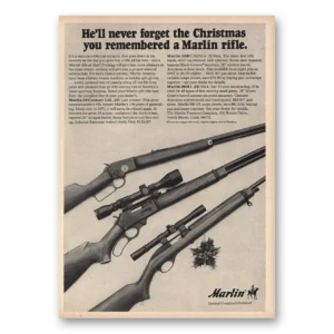 1970 Marlin Firearms Print Ad | Never Forget