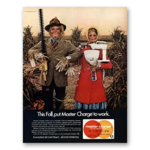 1970 Master Charge Print Ad | Scarecrow