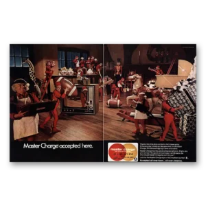 1970 Master Charge Print Ad | Santas Workshop
