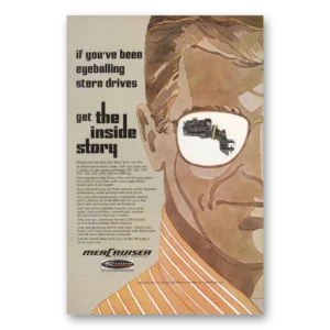 1970 MerCruiser Stern Drive Print Ad | Inside Story