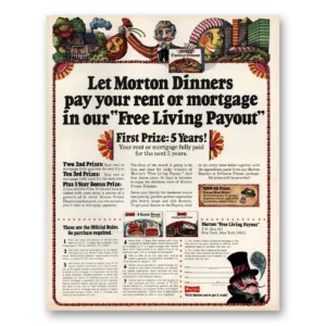 1970 Morton Dinners Print Ad | Free Living Payout