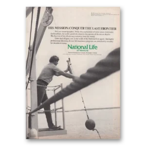 1970 National Life of Vermont Print Ad | Last Frontier