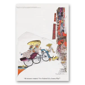 1970 New England Mutual Life Insurance Print Ad | Rowland Wilson