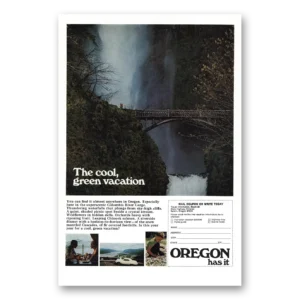 1970 Oregon Print Ad | Columbia River