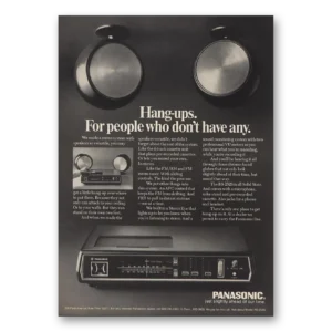 1970 Panasonic Radio Print Ad | Hang Ups