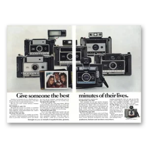1970 Polaroid Color Pack Camera Print Ad | Best Minutes