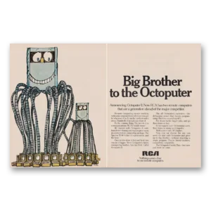 1970 RCA Octoputer Print Ad | Octoputer