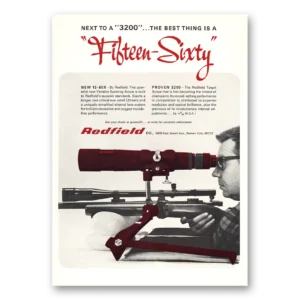 1970 Redfield Rifle Scope Print Ad | Fifteen Sixty