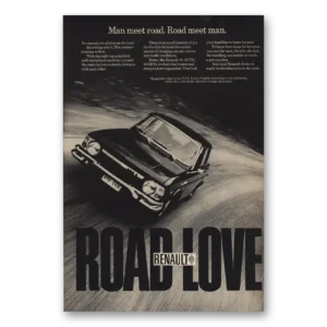 1970 Renault Print Ad | Man Meet Road