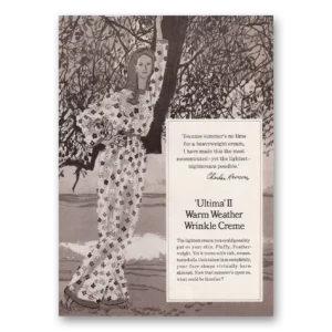 1970 Ultima II Print Ad | Warm Weather