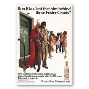 1970 Ronrico Rum Print Ad | Foster Grants