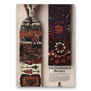 1970 Rooster Ties Print Ad | Called Upon