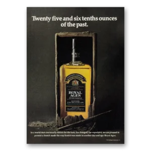 1970 Royal Ages Scotch Print Ad | Ounces Past