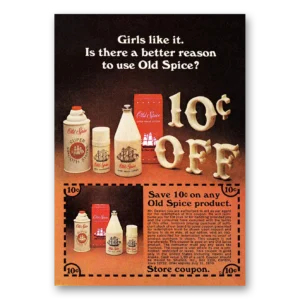 1970 Old Spice Print Ad | Girls Like It