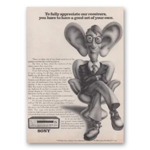 1970 Sony Stereo Print Ad | Receivers