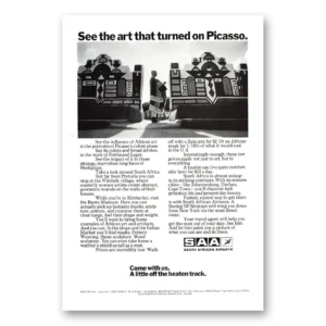 1970 South African Airways Print Ad | Picasso