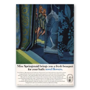 1970 Springmaid Fabrics Print Ad | Miss Springmaid