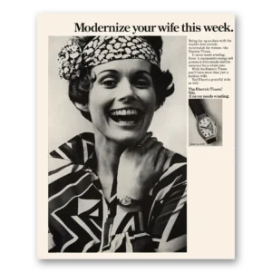 1970 Timex Watch Print Ad | Modernize Wife