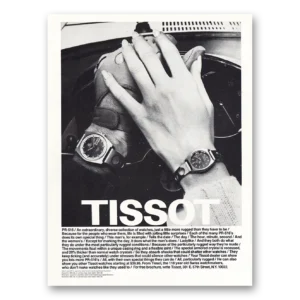 1970 Tissot Watch Print Ad | Extraordinary