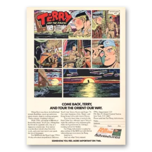 1970 TWA Print Ad | Terry And The Pirates