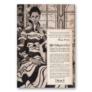 1970 Ultima II Print Ad | Silkprint Eye