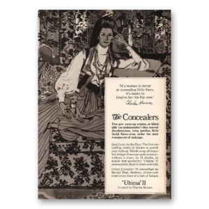 1970 Ultima II Print Ad | The Concealers