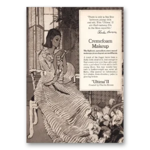 1970 Ultima II Print Ad | Cremefoam Makeup