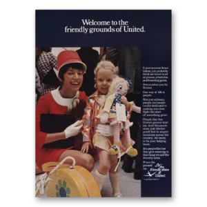 1970 United Airlines Print Ad | Friendly Grounds