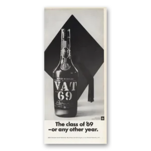 1970 VAT69 Print Ad | Class 69