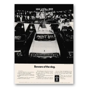 1970 Volkswagen Print Ad | Beware Dog