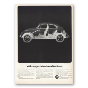1969 Volkswagen Beetle Print Ad | Medi Car