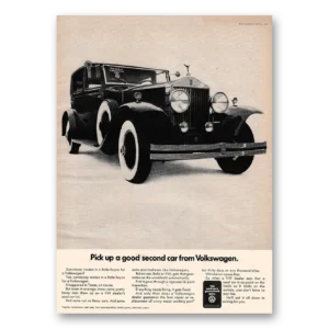 1970 Volkswagen Print Ad | Pick Up