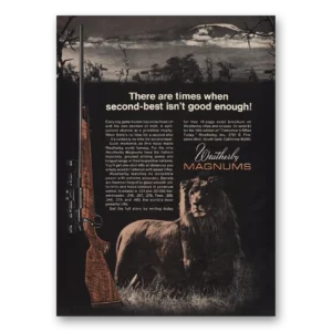 1970 Weatherby Rifles Print Ad | Magnums