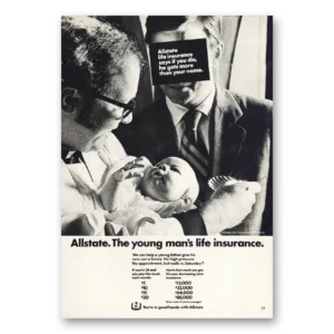 1971 Allstate Insurance Print Ad | You Die