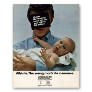 1971 Allstate Insurance Print Ad | You Die