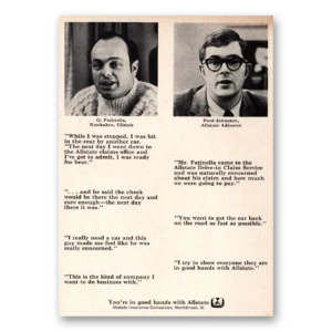 1971 Allstate Insurance Print Ad | Insurance Magazine
