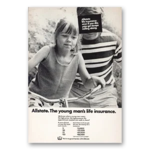 1971 Allstate Insurance Print Ad | You Die