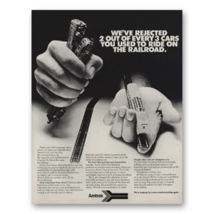 1971 Amtrak Print Ad | Rejected
