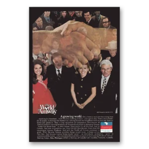 1971 Amway Print Ad | Handshake