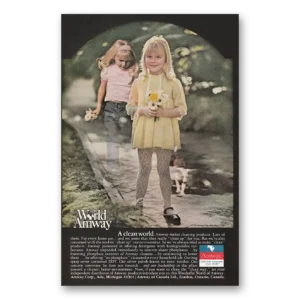 1971 Amway Print Ad | Clean World