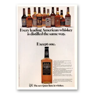 1971 Bartons QT Whiskey Print Ad | American Whiskey